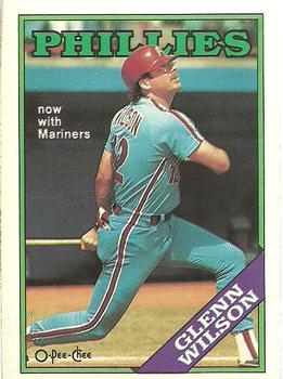 1988 O-Pee-Chee Baseball Cards 359     Glenn Wilson#{Now with Mariners